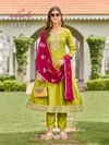 Beeta By Aanchi Vichitra Silk Embroidery Anarkali Kurti Set 